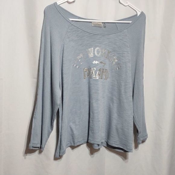 3‎ for $18 Nanette Lepore "I'm Working on My Brand" 3/4 SleeveTop Sz S - Picture 3 of 8